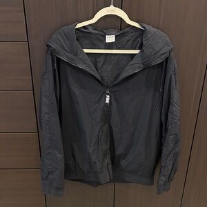 PINK Victoria's Secret Black Rain Jacket